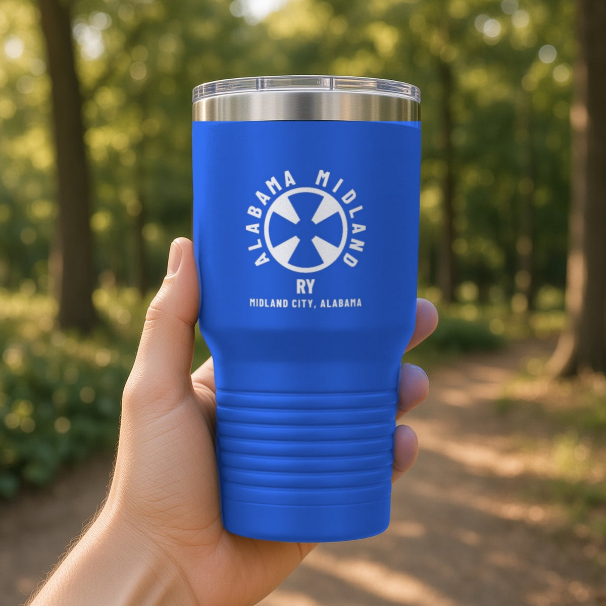 Alabama Midland Railway Midland City Insulated Tumbler 30oz – Royal