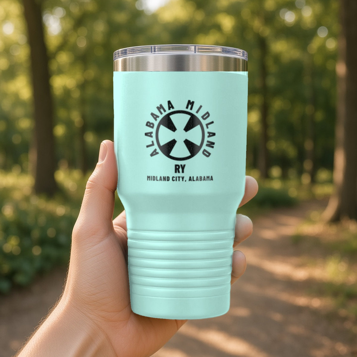 Alabama Midland Railway Midland City Insulated Tumbler 30oz – Teal