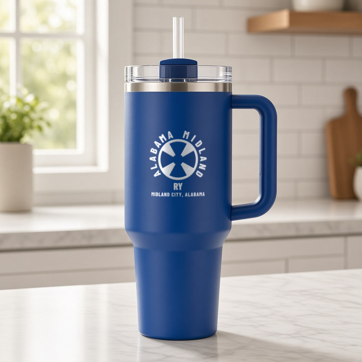 Alabama Midland Railway Midland City Insulated Tumbler 40oz Engraved – Royal