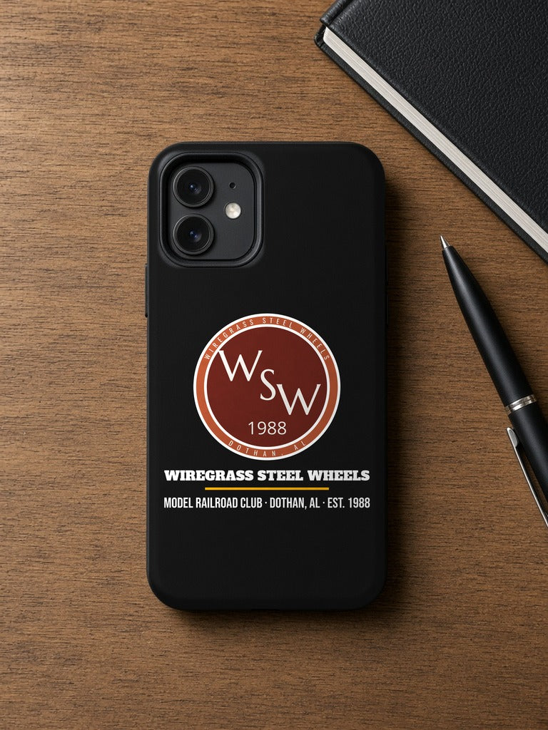 Wiregrass Steel Wheels Phone Case