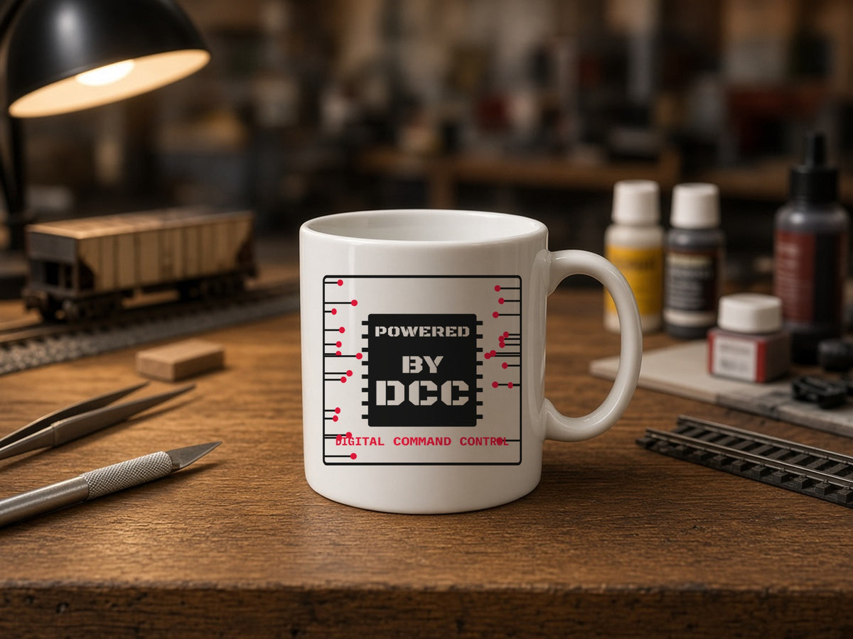 Powered By DCC Mug