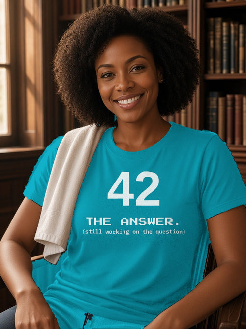 42 The Answer Tee (Polyester) – California Blue