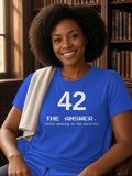 42 The Answer Tee (Polyester) – Royal
