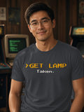 GET LAMP Tee (Polyester) – Charcoal Grey