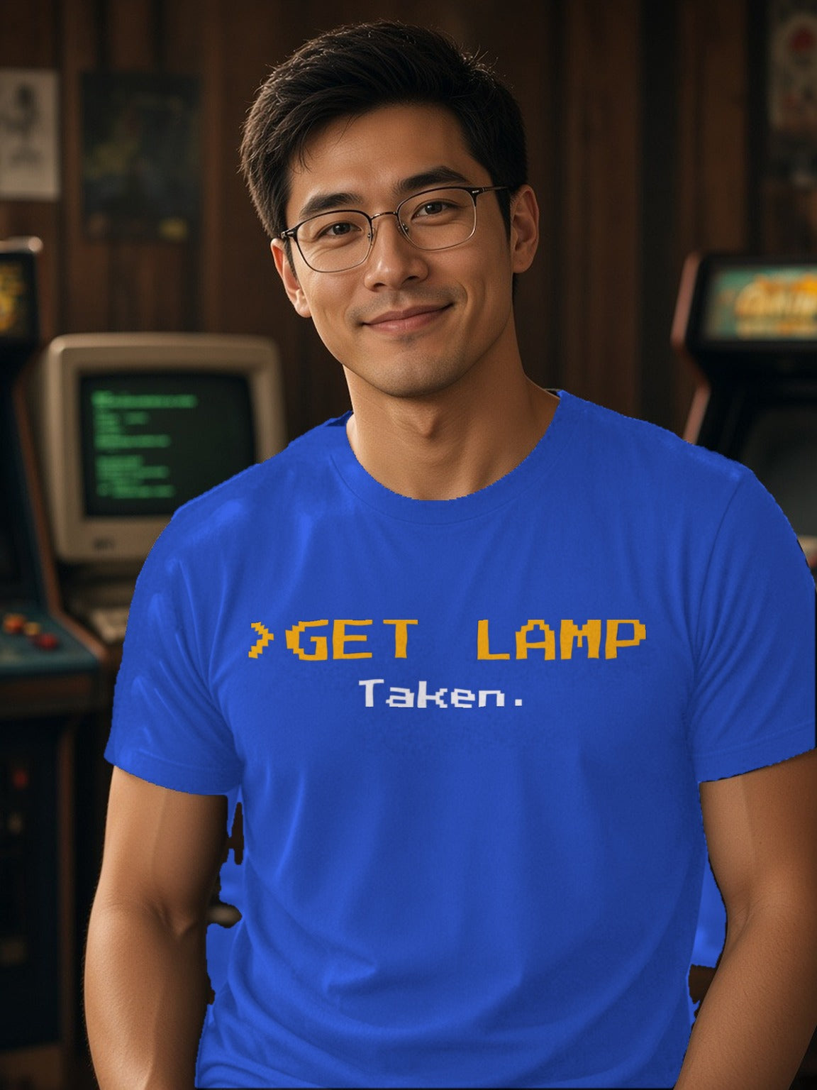 GET LAMP Tee (Polyester) – Royal
