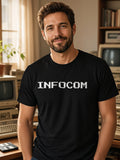 Infocom Retro Logo Tee (Polyester) – Black