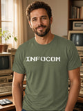 Infocom Retro Logo Tee (Polyester) – Military Green