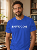 Infocom Retro Logo Tee (Polyester) – Royal
