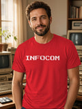 Infocom Retro Logo Tee (Polyester) – True Red
