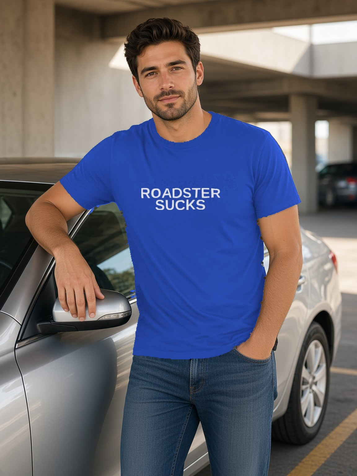 ROADSTER SUCKS Tee (Polyester) – Royal