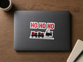 HO HO HO Model Railroad Sticker