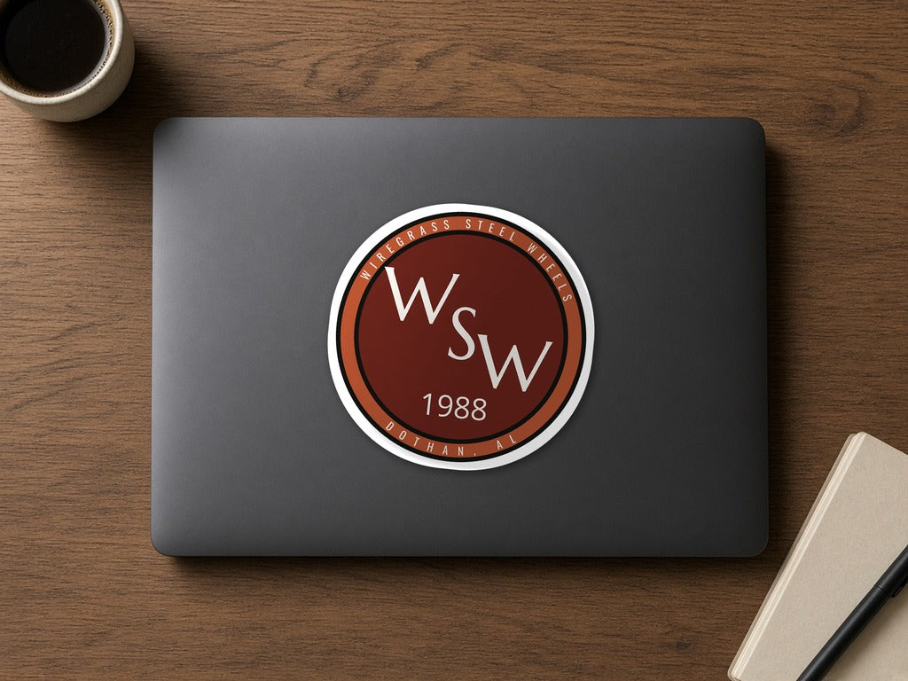 Wiregrass Steel Wheels Sticker