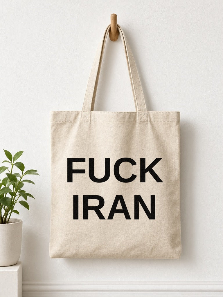 FUCK IRAN Tote Bag