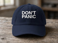 DON'T PANIC Dad Hat – Dark Navy