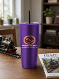 Wiregrass Layout Insulated Tumbler 20oz – Dark Purple