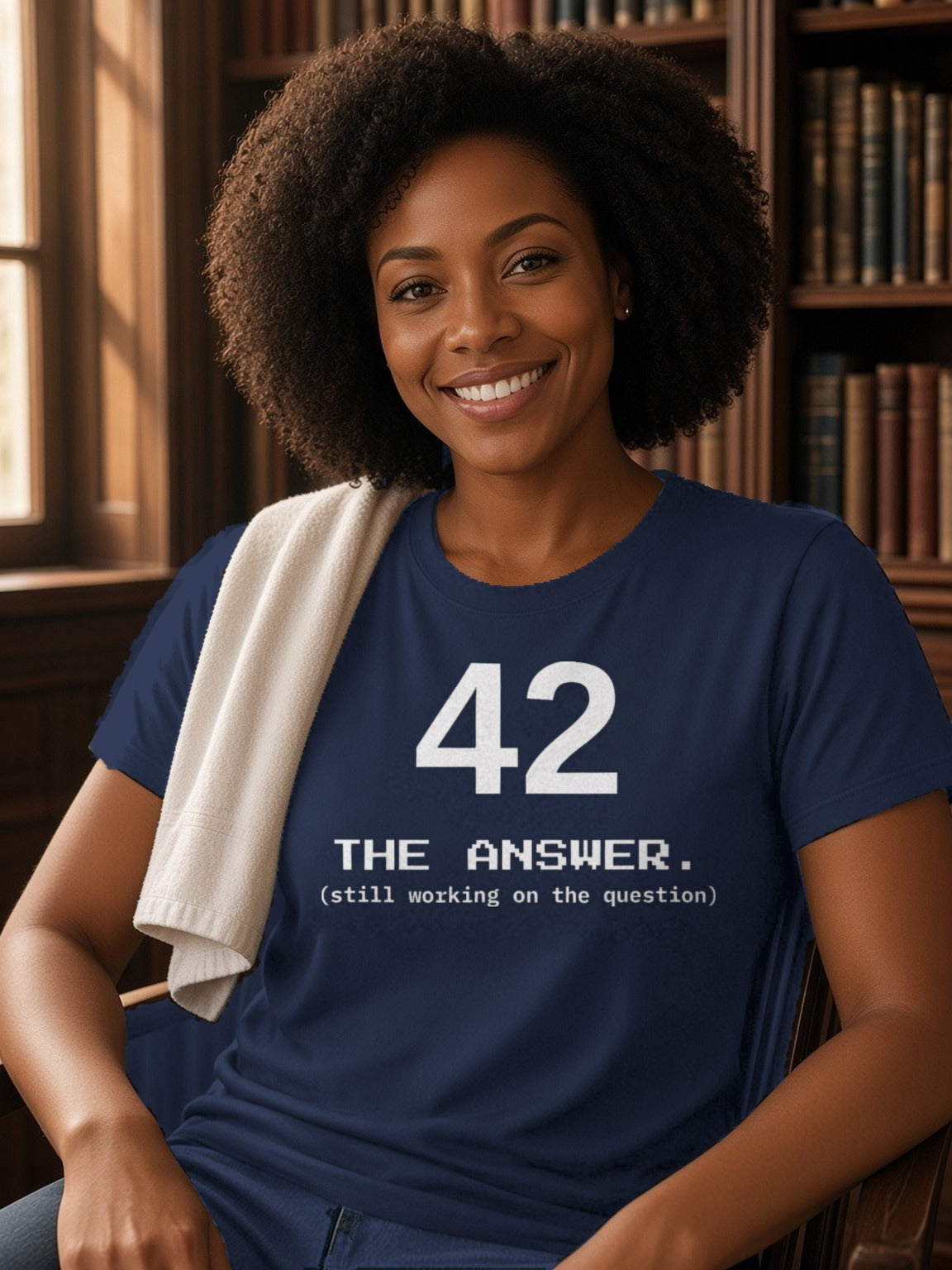 42 The Answer Tee – Navy