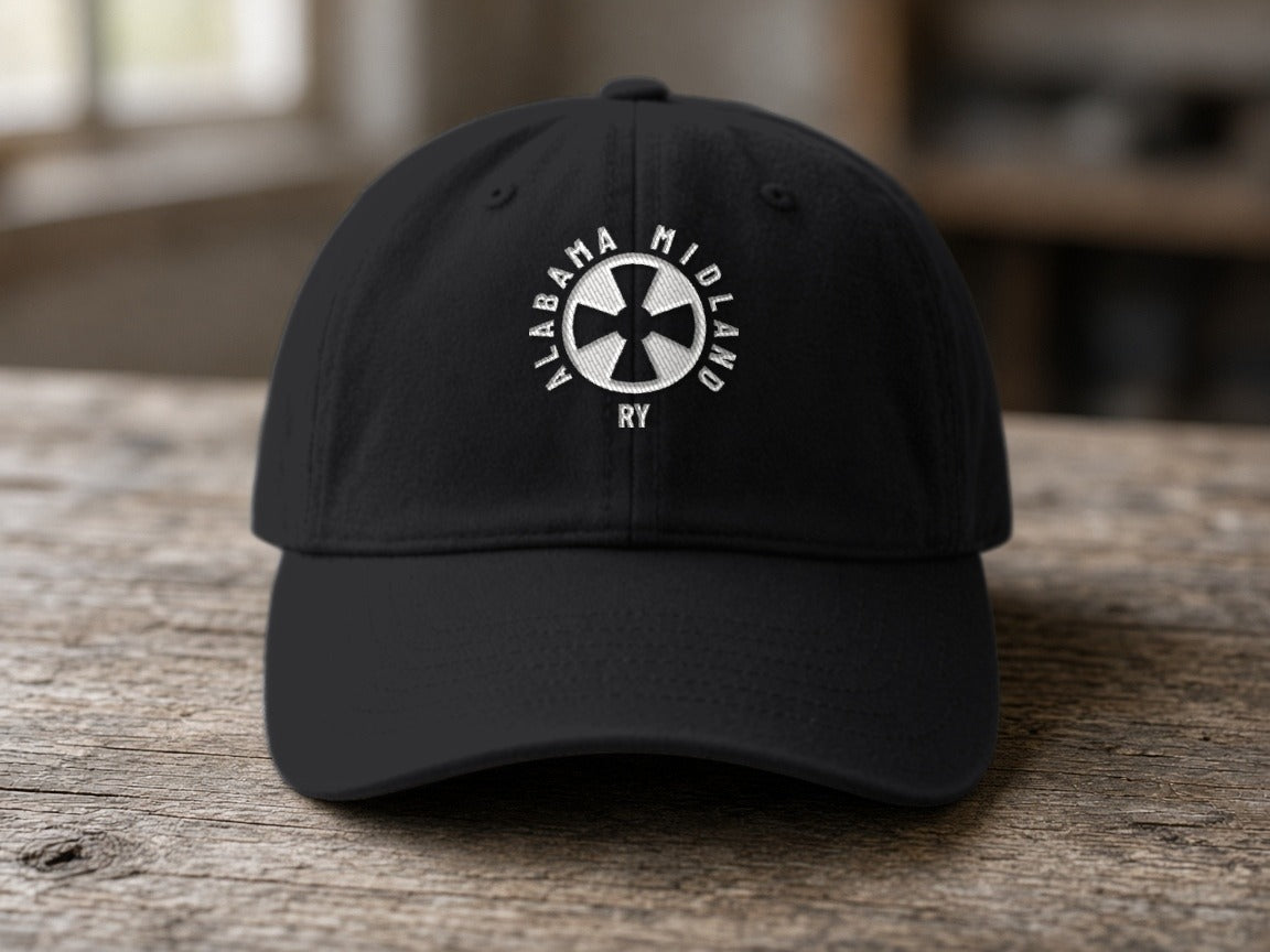 Alabama Midland Railway Heritage Herald Hat – Black