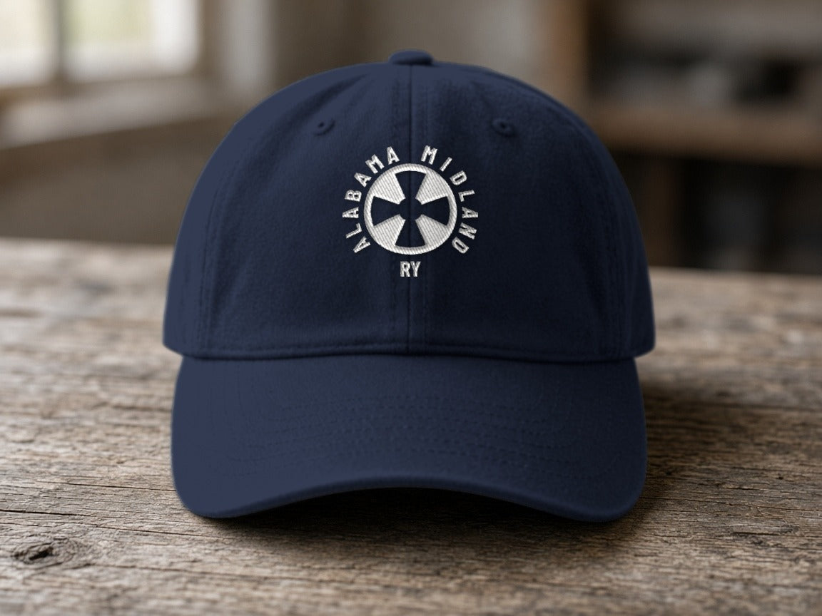 Alabama Midland Railway Heritage Herald Hat – Dark Navy