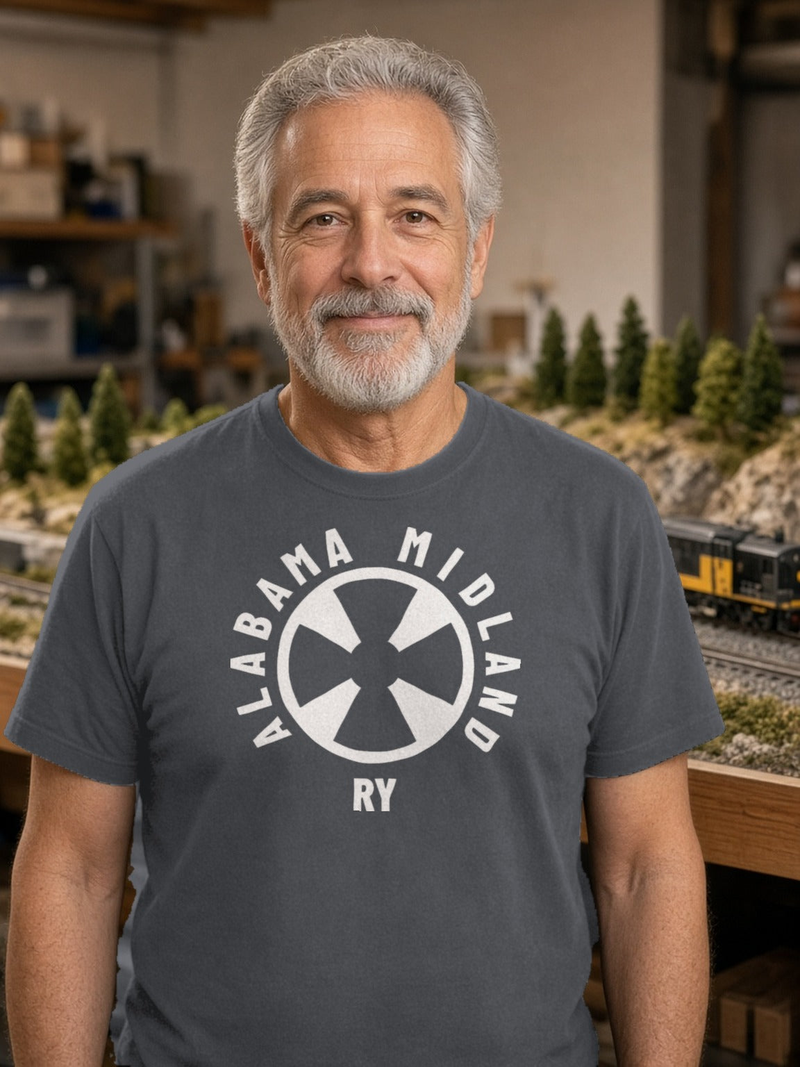 Alabama Midland Railway Heritage Herald Tee – Asphalt