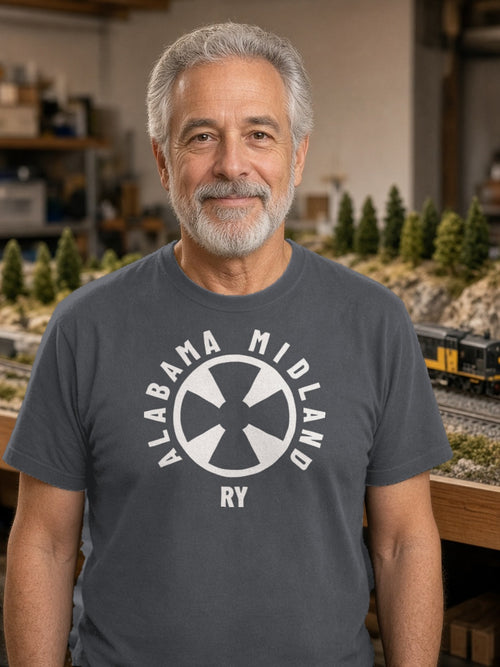 Alabama Midland Railway Heritage Herald Tee – Asphalt