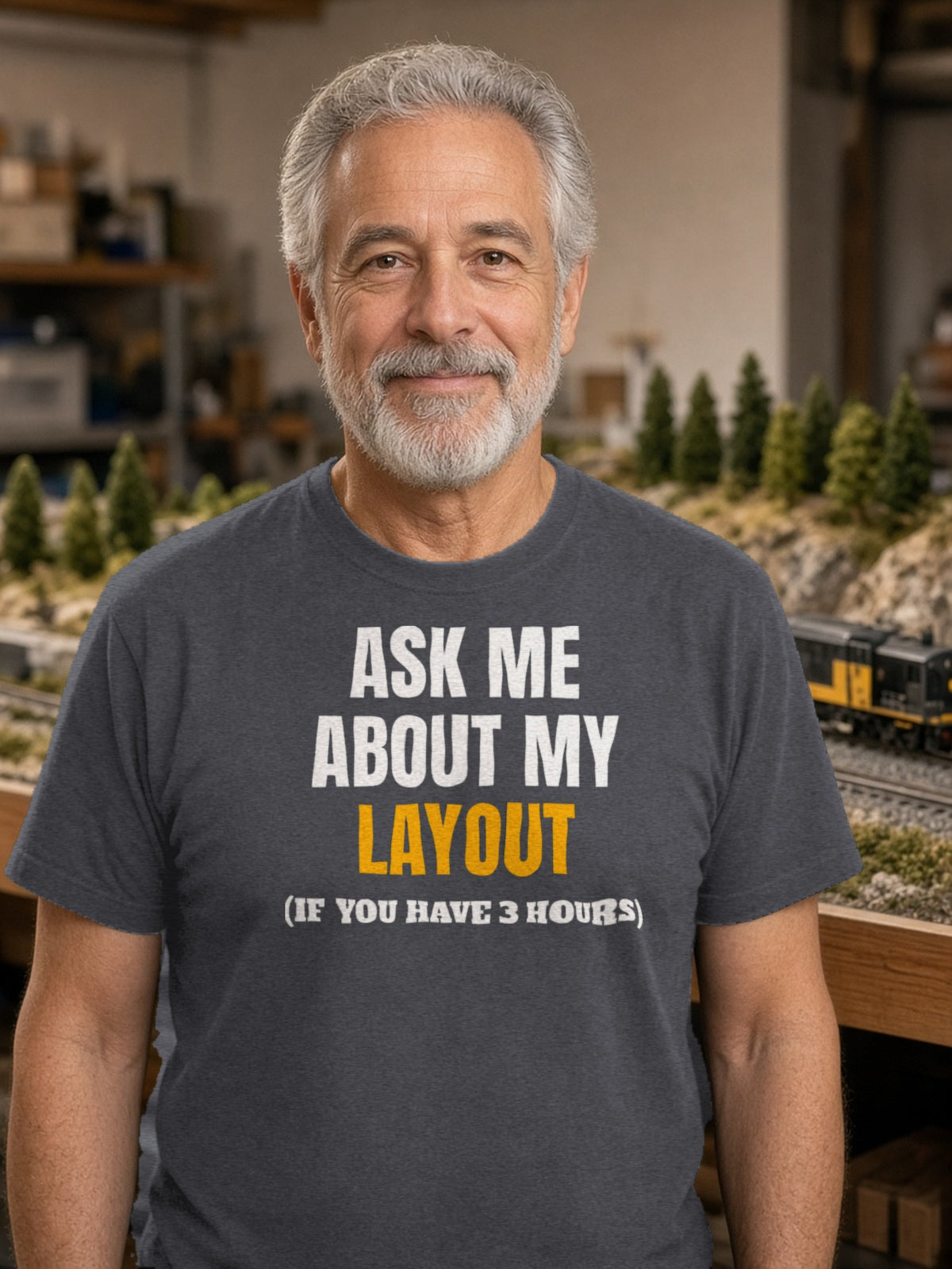 Ask Me About My Layout (If You Have 3 Hours) – Dark Grey Heather