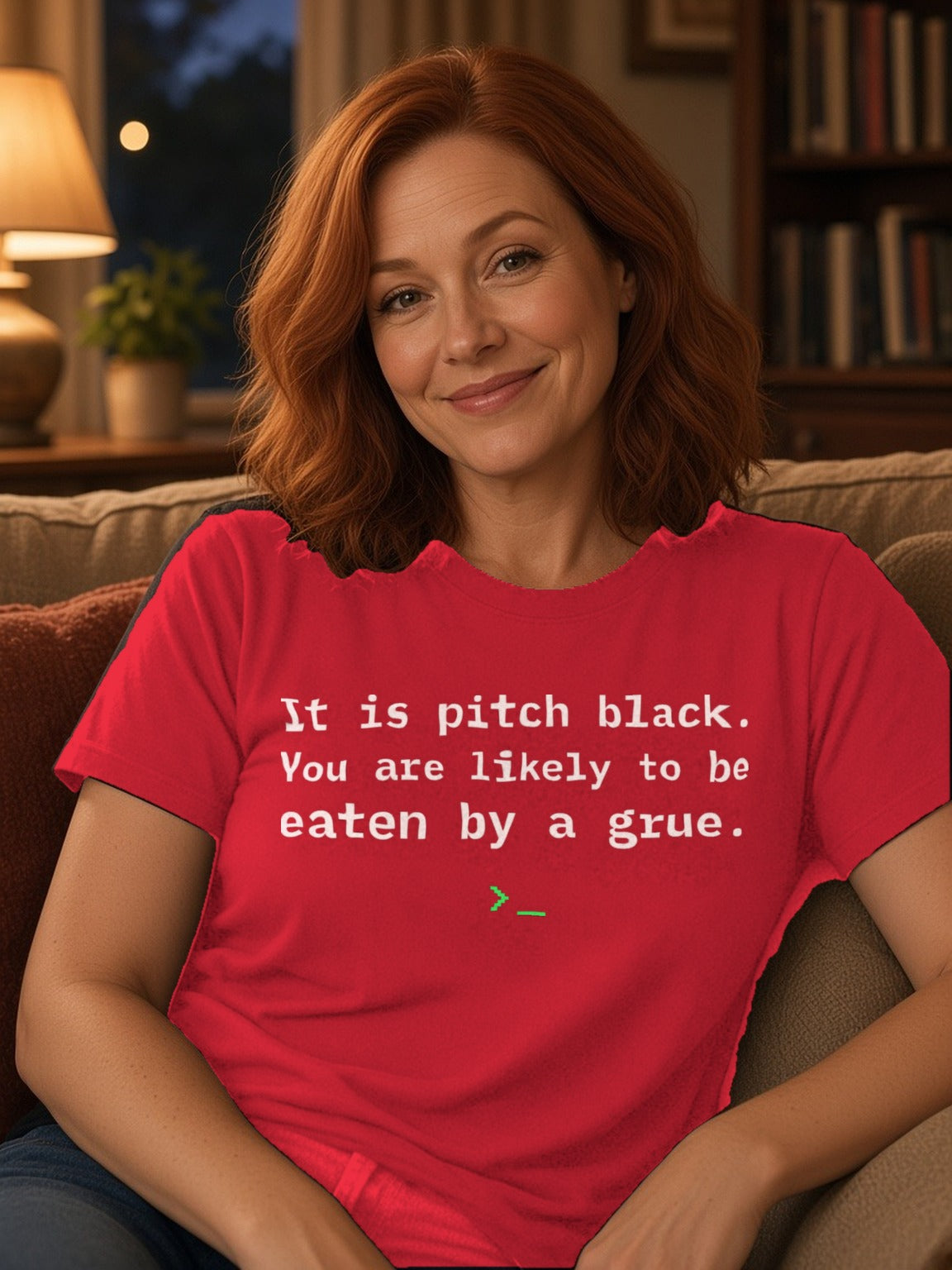 Eaten by a Grue Tee – Red