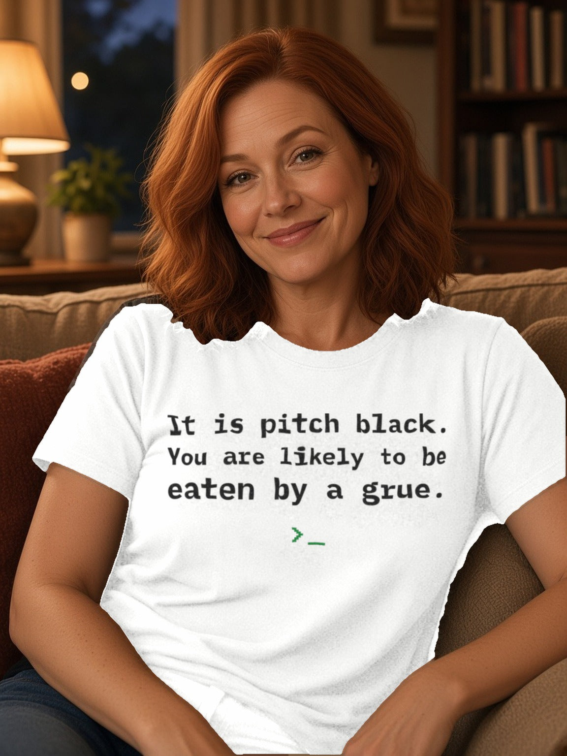 Eaten by a Grue Tee – White