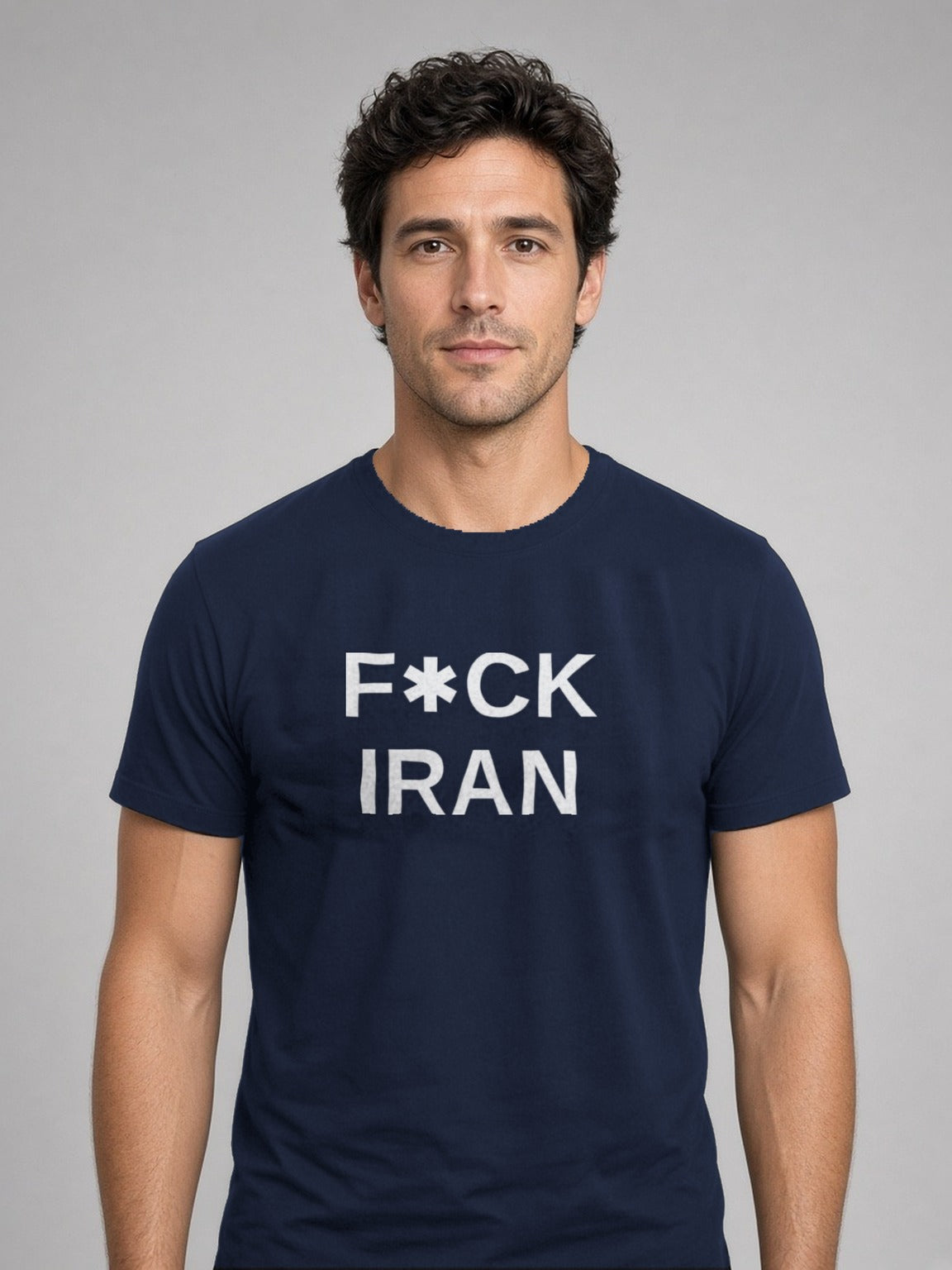 F*CK IRAN Tee – Navy