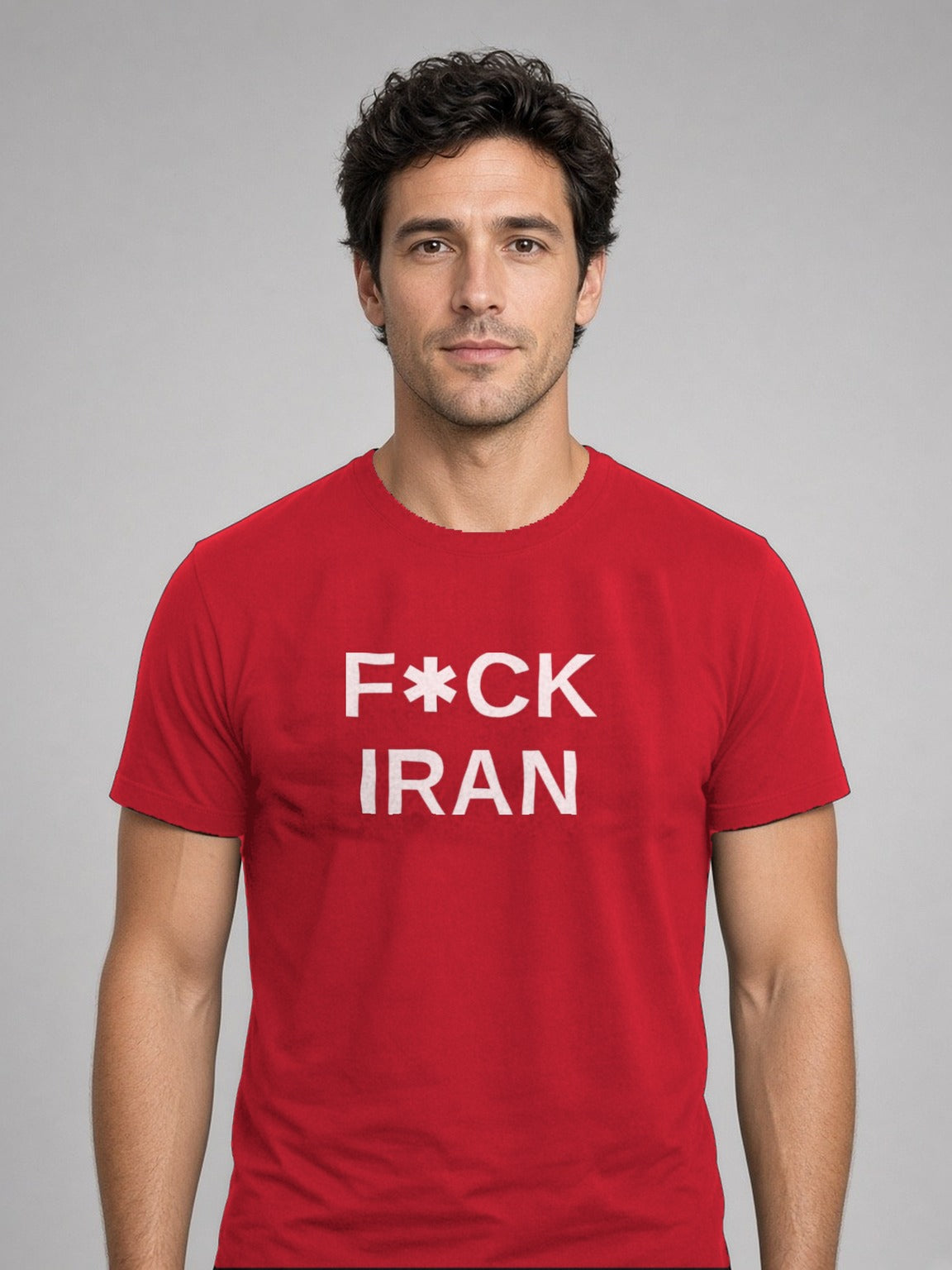 F*CK IRAN Tee – Red