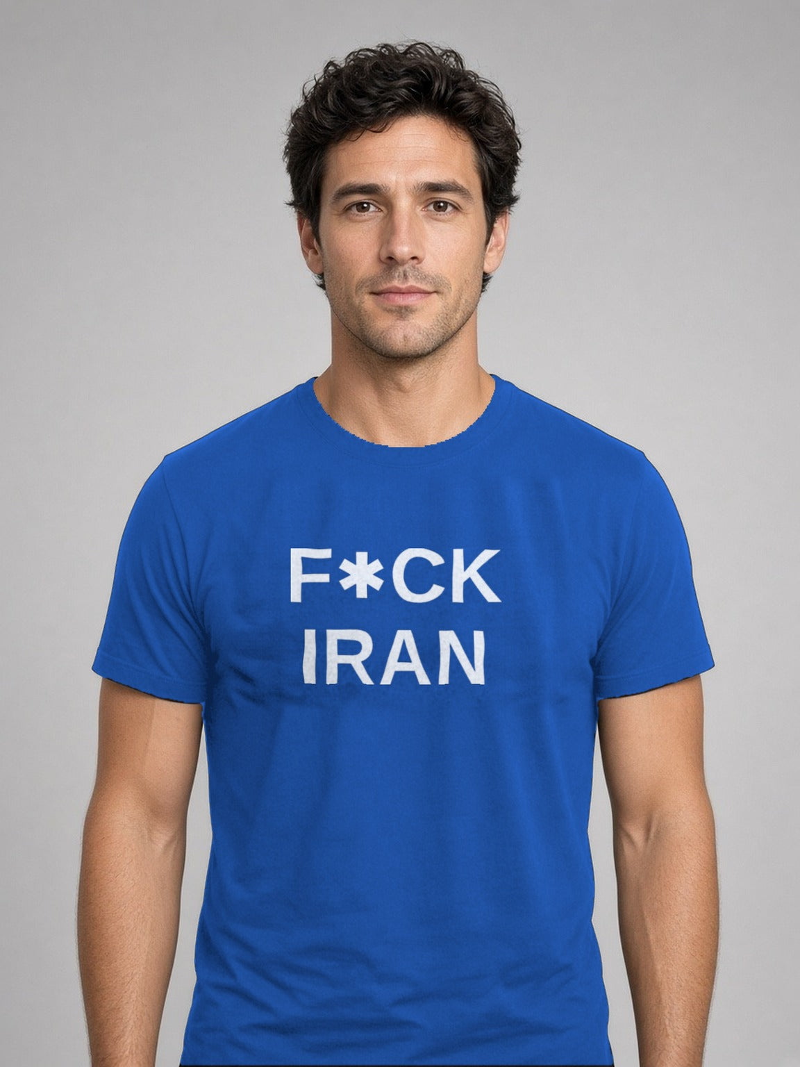 F*CK IRAN Tee – True Royal