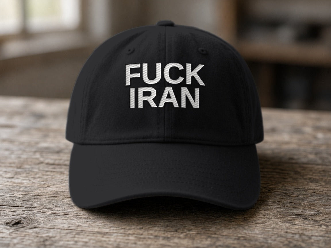 FUCK IRAN Dad Hat – Black