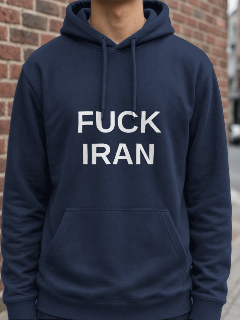 FUCK IRAN Hoodie – Navy