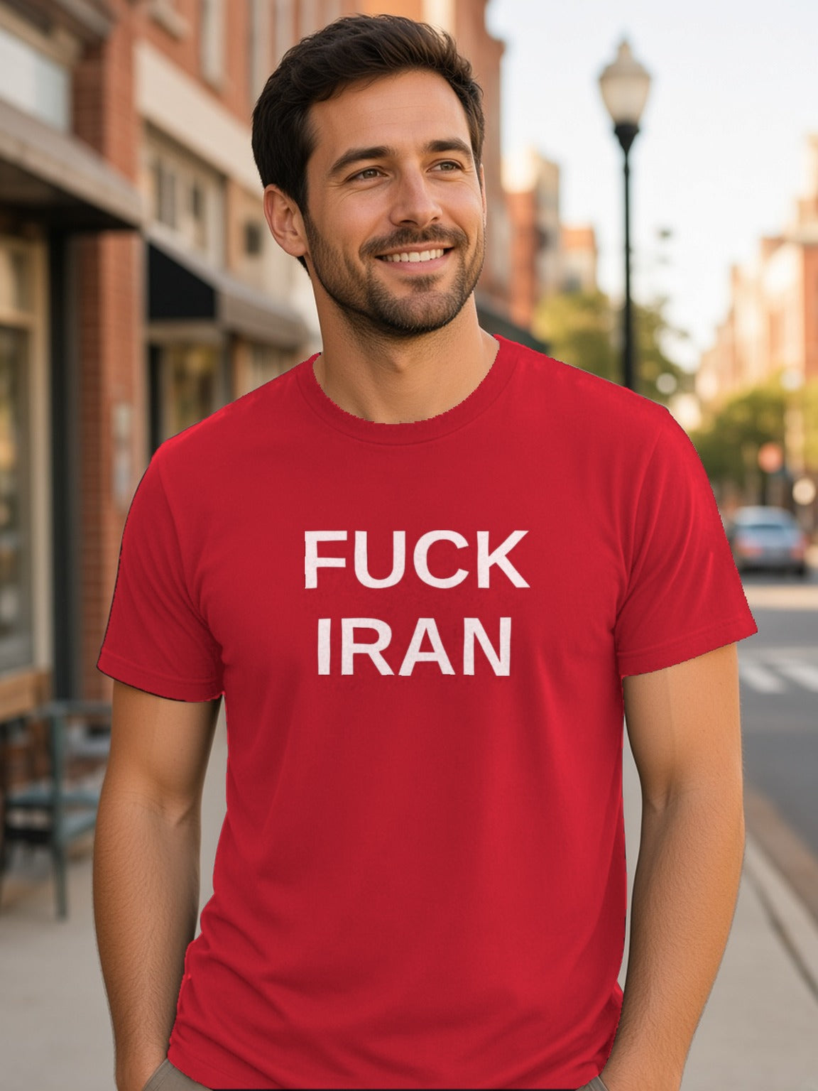 FUCK IRAN Tee – Red