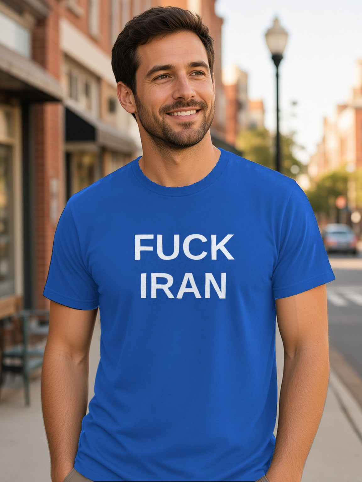 FUCK IRAN Tee – True Royal