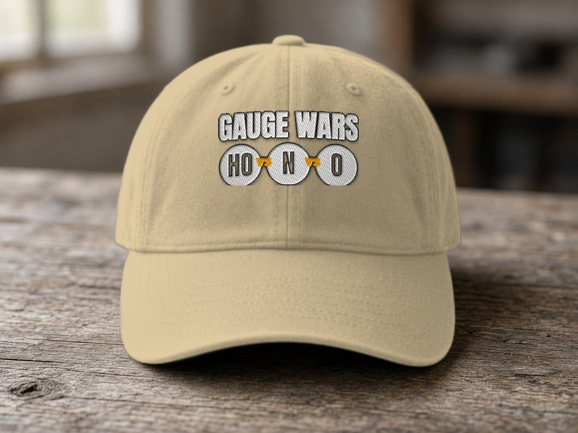 Gauge Wars Dad Hat – Khaki