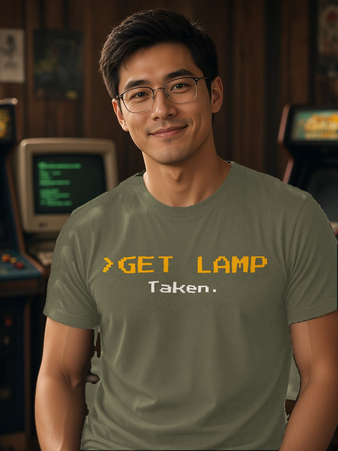 GET LAMP Tee – Army