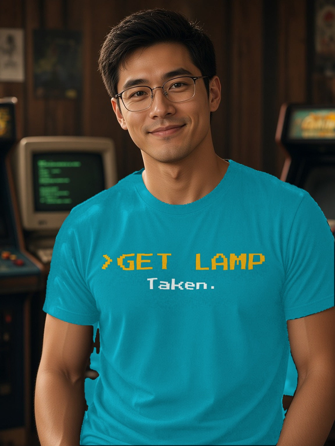 GET LAMP Tee (Polyester) – California Blue