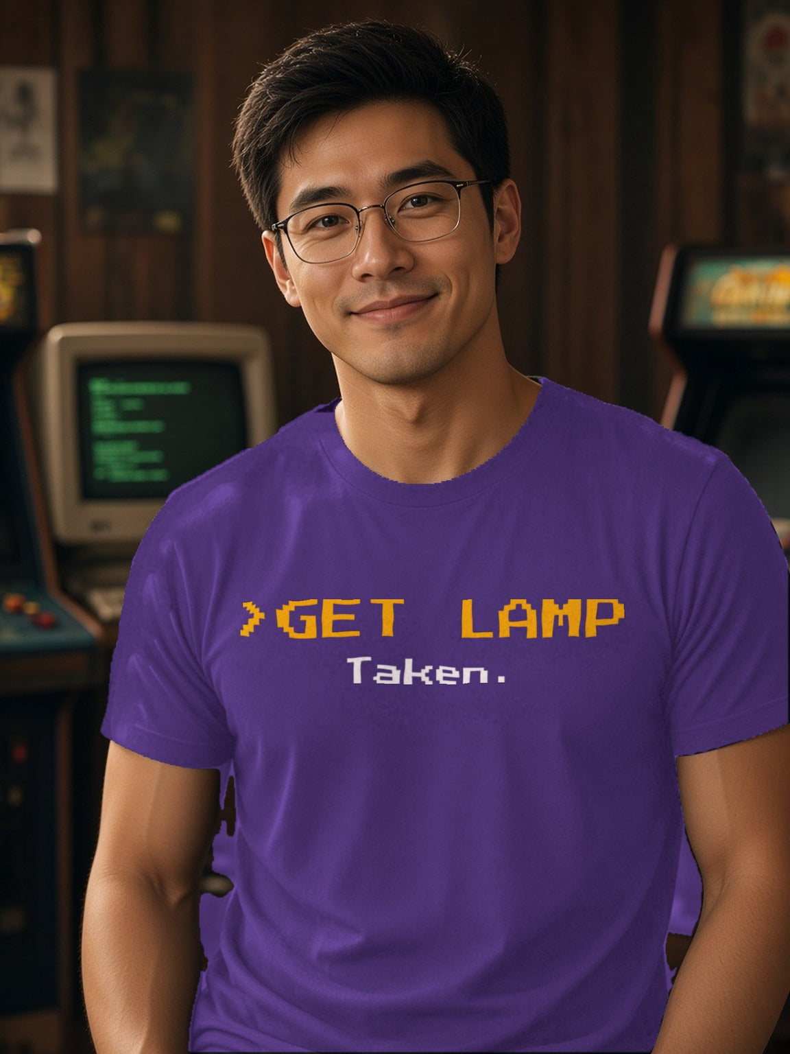 GET LAMP Tee – Team Purple