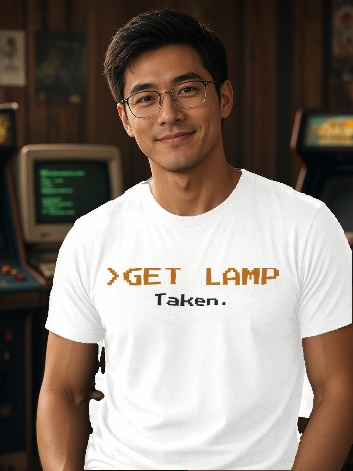 GET LAMP Tee – White