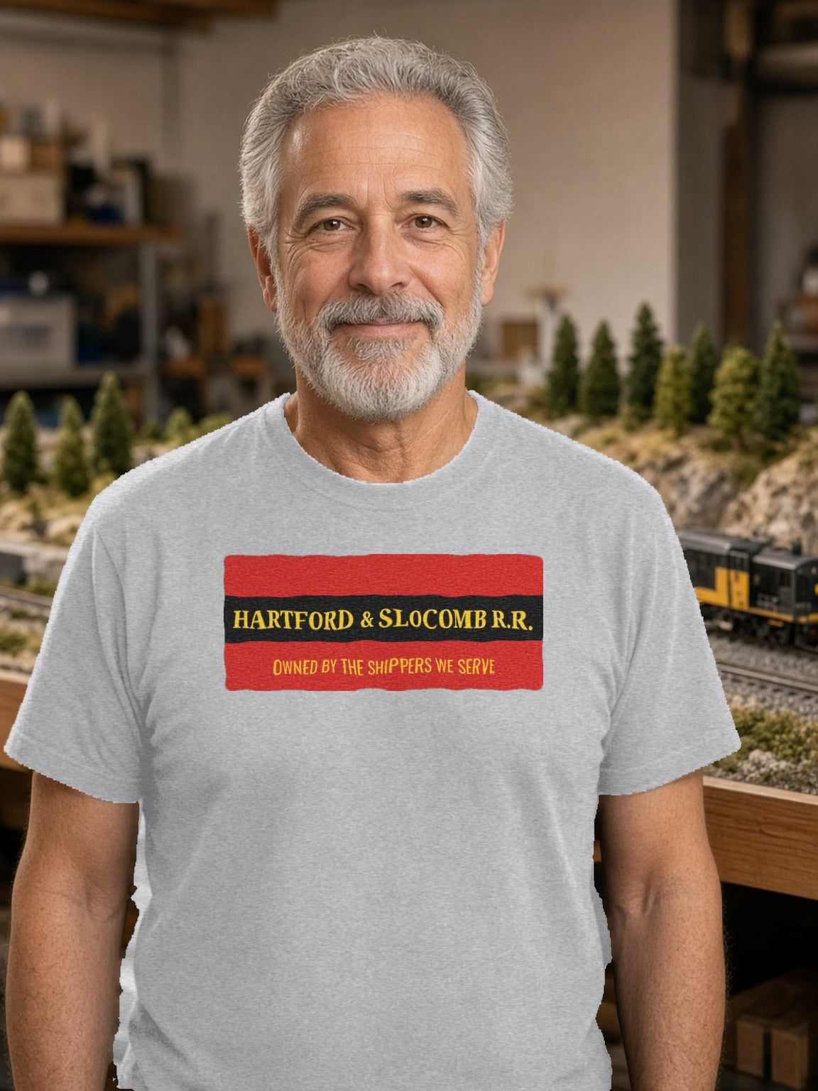 Hartford & Slocomb Railroad Heritage Tee – Athletic Heather