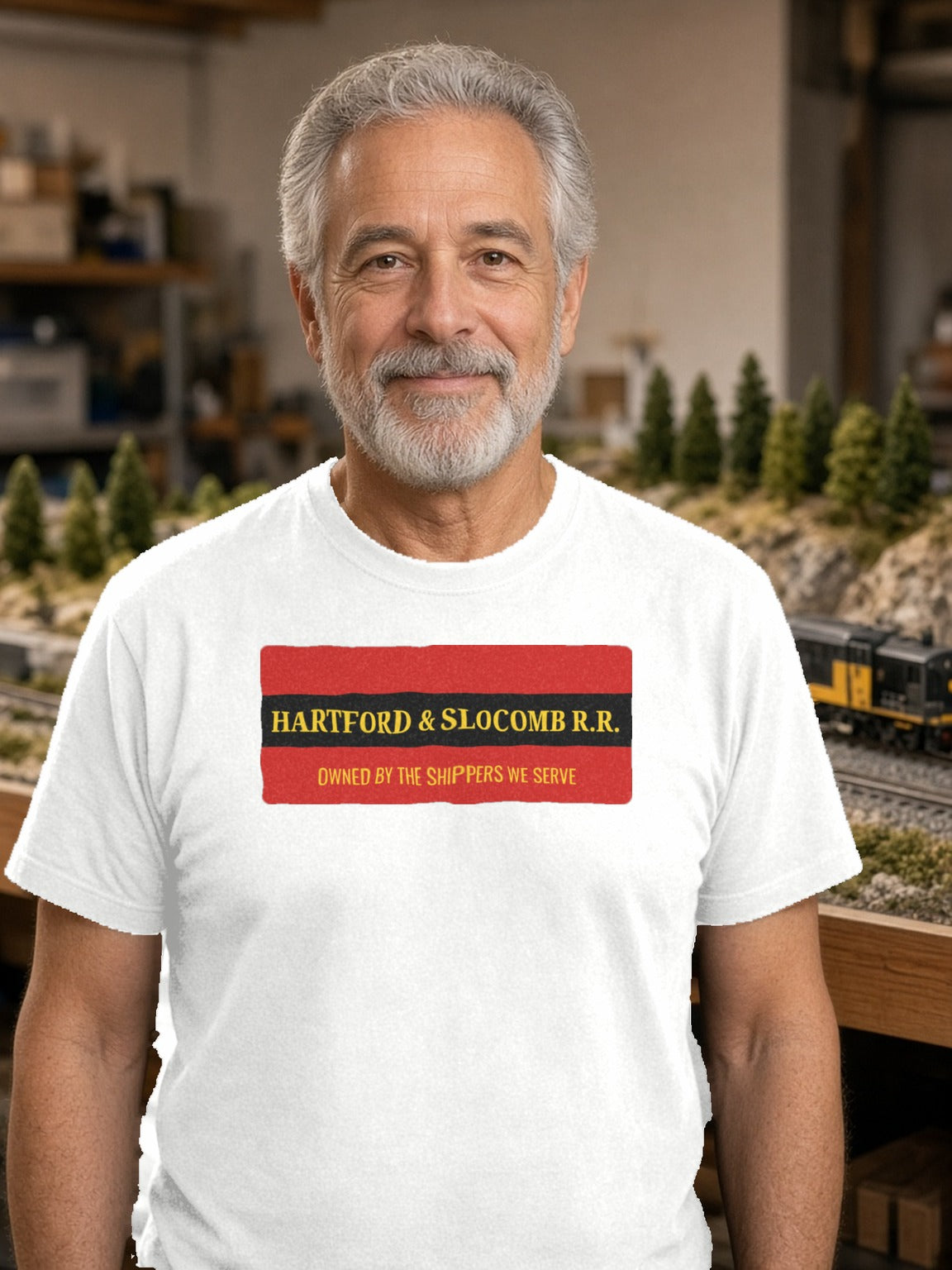 Hartford & Slocomb Railroad Heritage Tee – White