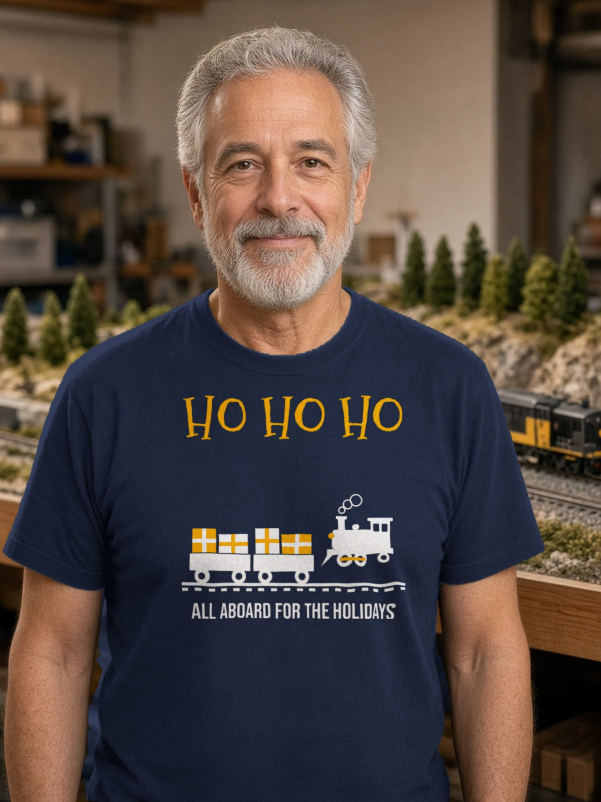 HO HO HO Model Railroad – Navy
