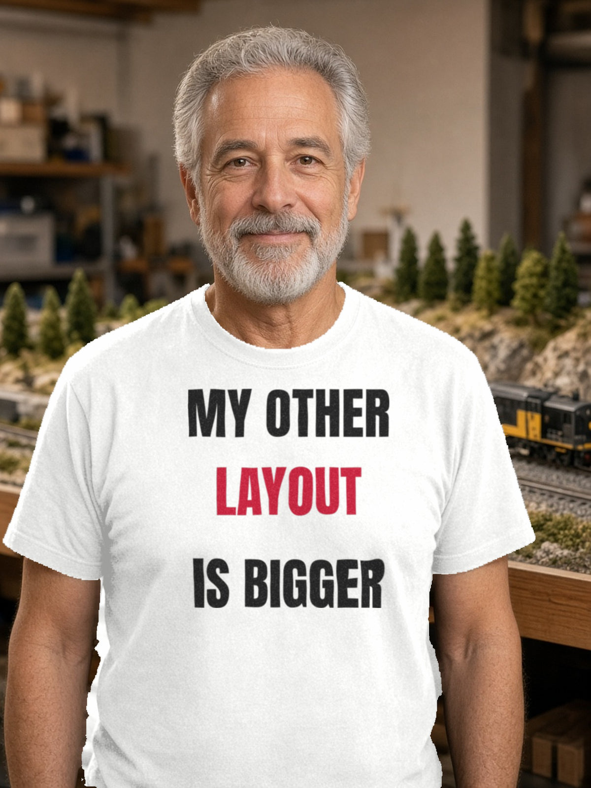 My Other Layout Is Bigger – White