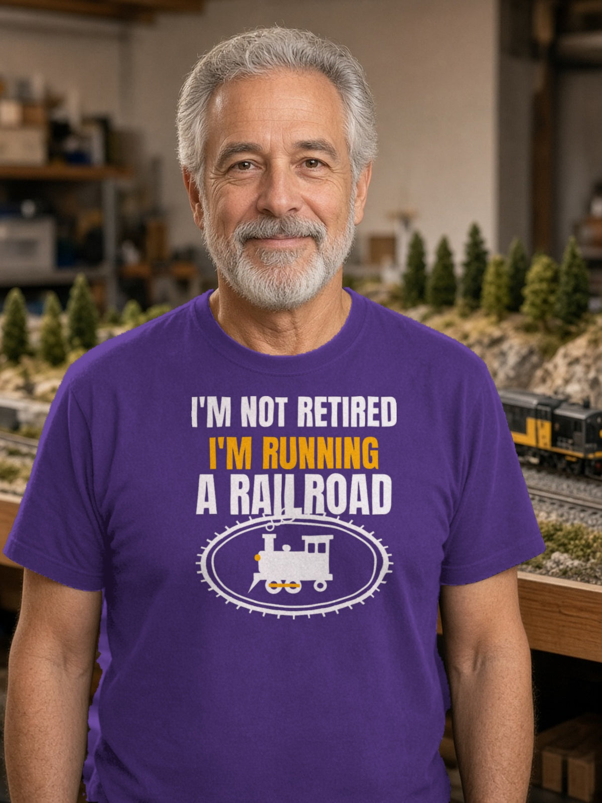 Not Retired, Just Model Railroading Full Time – Team Purple