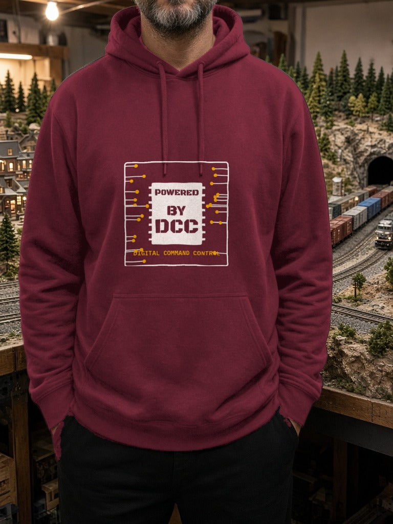 Powered By DCC Hoodie – Maroon