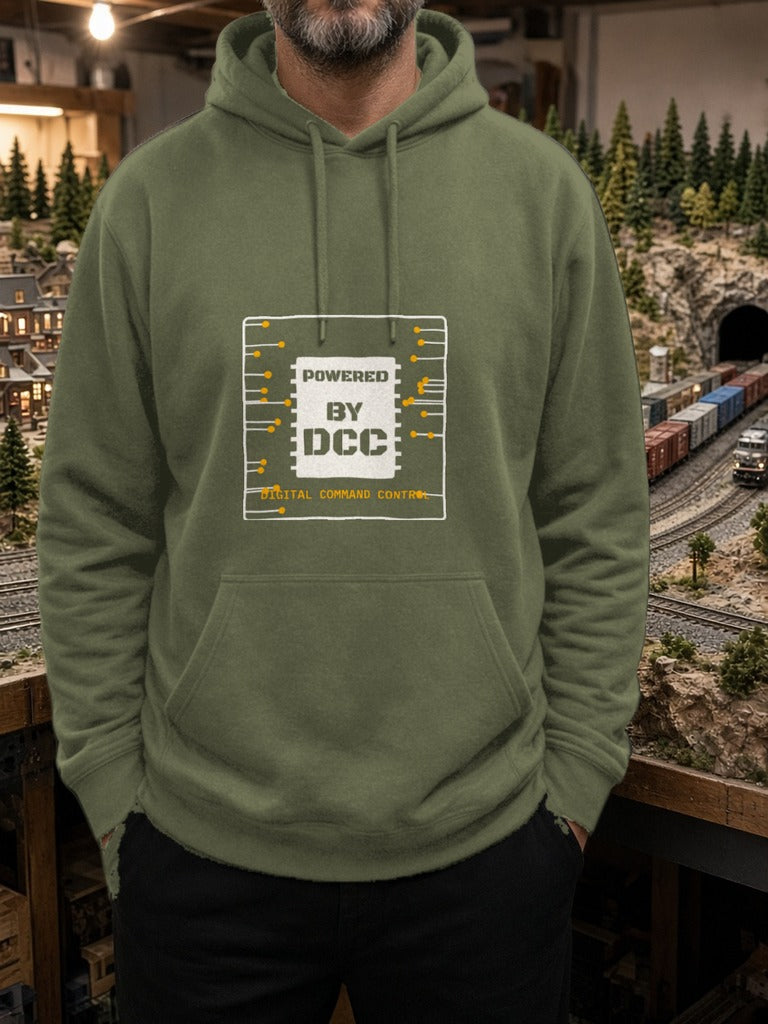 Powered By DCC Hoodie – Military Green