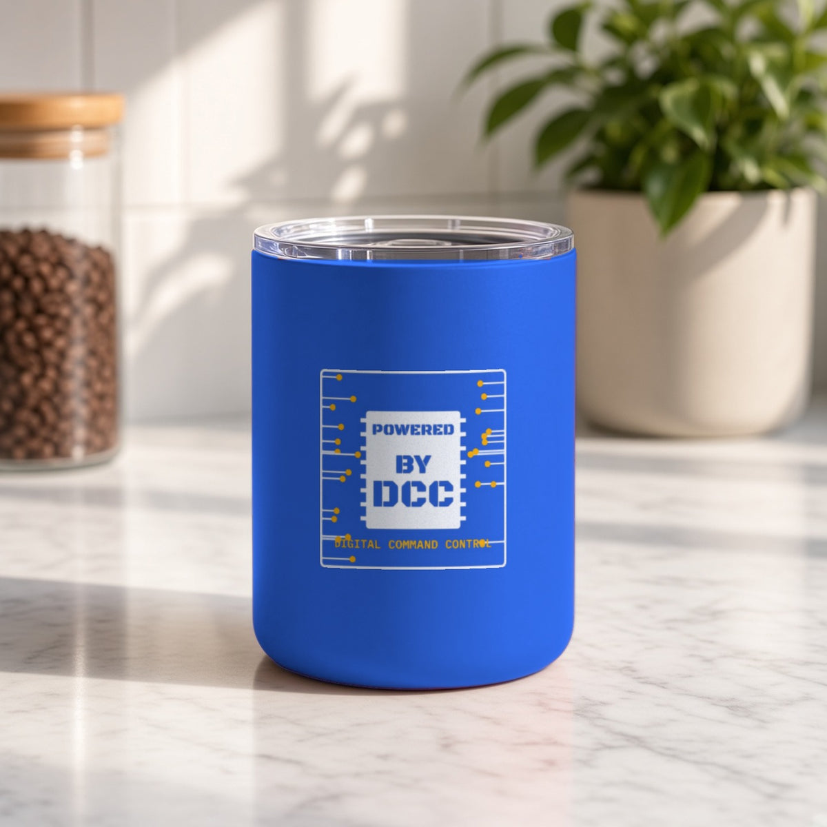 Powered By DCC Insulated Tumbler 10oz – Royal Blue