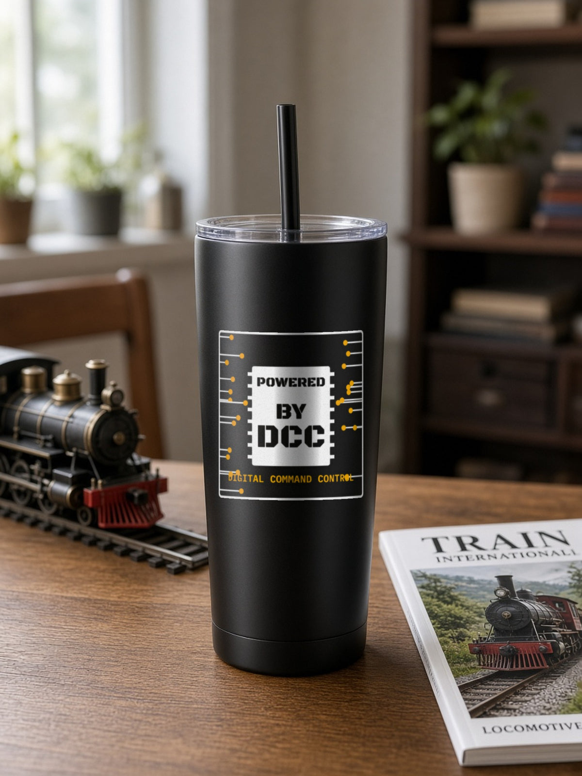 Powered By DCC Insulated Tumbler 20oz – Black