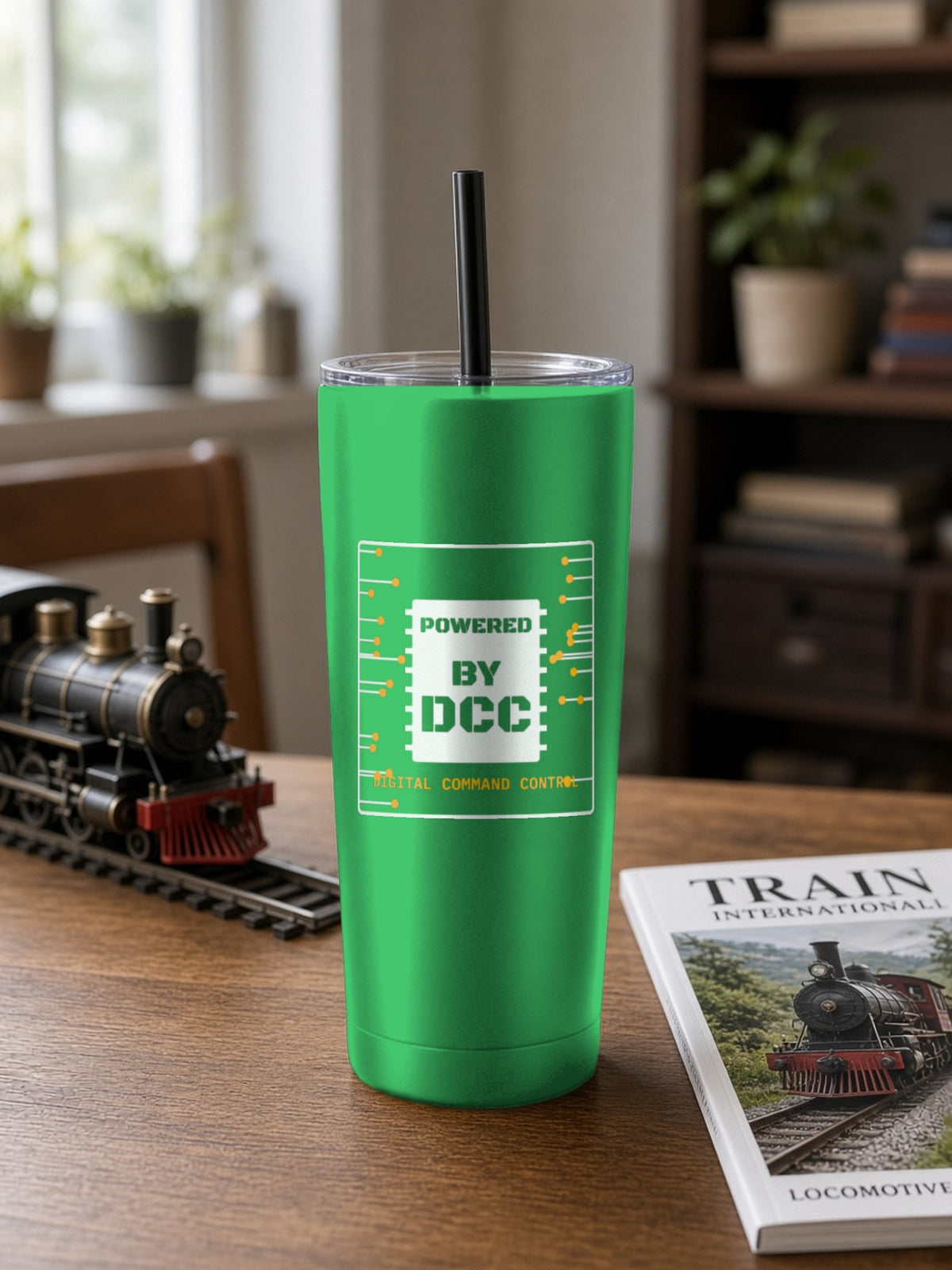 Powered By DCC Insulated Tumbler 20oz – Green