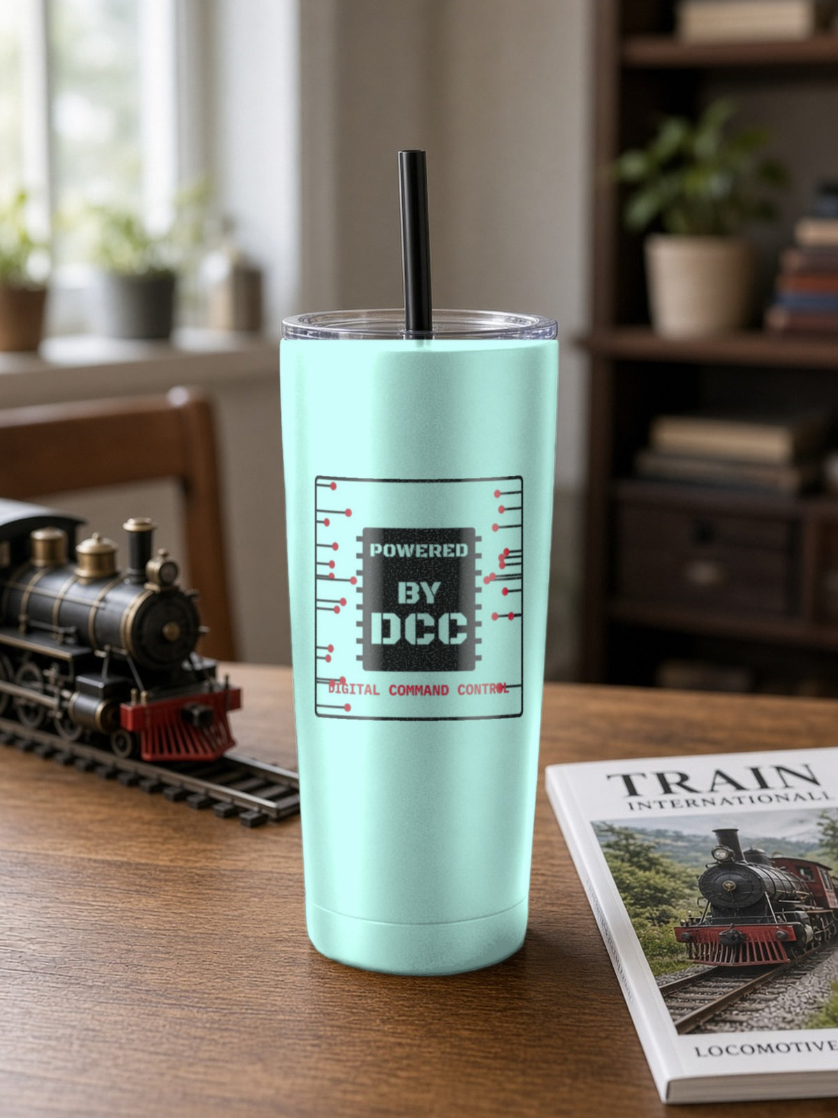 Powered By DCC Insulated Tumbler 20oz – Teal